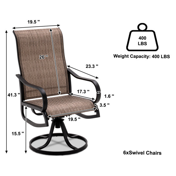 Lark Manor Alaeddine Outdoor Dining Armchair & Reviews | Wayfair